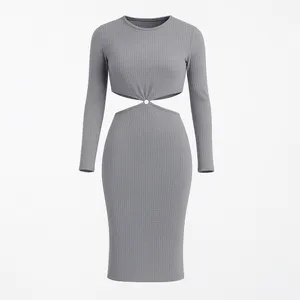 پیراهن یقه گرد زنانه مدل Orbitra کد M5456