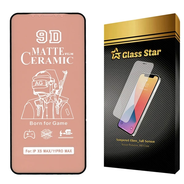 محافظ صفحه نمایش سرامیکی مات گلس استار مدل CAGA مناسب برای گوشی موبایل اپل iPhone 11 Pro Max 