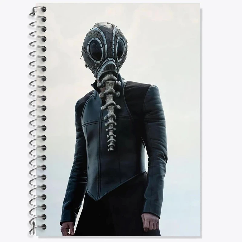 دفتر زبان 50 برگ خندالو مدل سه خط طرح سریال سندمن مرد شنی Sandman کد 29749