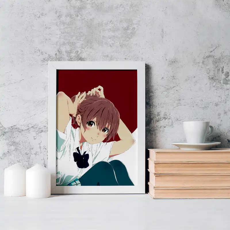 تابلو خندالو مدل شوکو نیشیمیا انیمه سایلنت ویس کد 15817