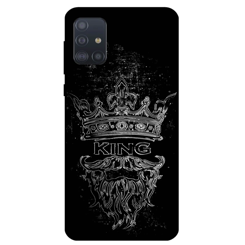 کاور مگافون طرح پادشاه مدل 1896 مناسب برای گوشی موبایل سامسونگ Galaxy A51          