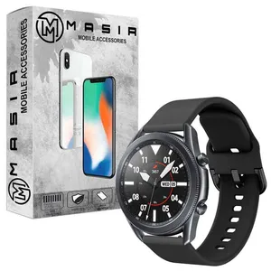 بند مسیر مدل Silic-SGK مناسب برای ساعت هوشمند سامسونگ Galaxy Watch 3 45 mm