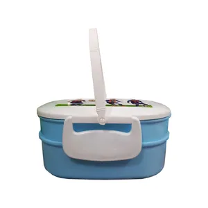 ظرف غذای کودک مدل دو طبقه طرح بارسلونا 