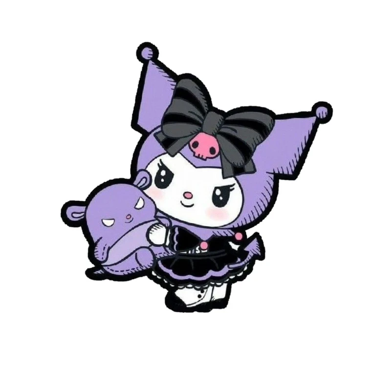 استیکر پارچه و لباس پاد آفرین مدل کارتونی کورومی kuromi کد 154