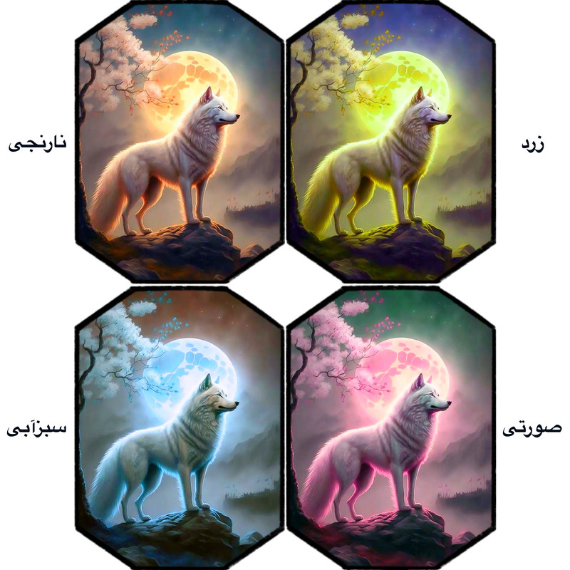 گردنبند مدل شب تاب گرگ گردنبند مدل شب تاب گرگ