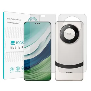Rock space brand shockproof Hydrogel screen protector glass for Huawei Mate 60 Pro Plus along with the back protector