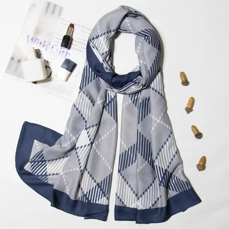 شال زنانه مدل نخ ابریشم خنک کد a-1804