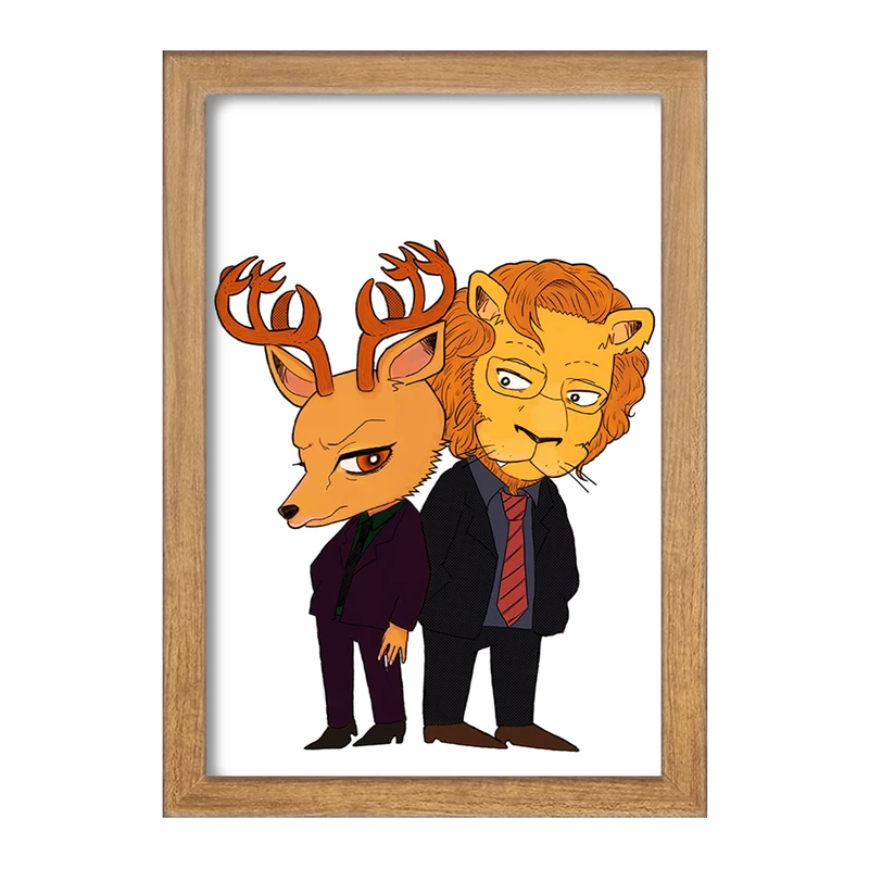 تابلو خندالو مدل لوییس و ایبوکی انیمه بیستارز کد 33458