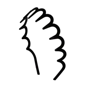 تل مو زنانه مدل G_Lnd_433