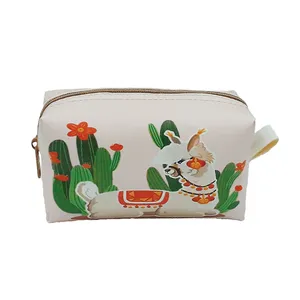 کیف لوازم آرایش زنانه مدل مکعبی طرح لاما