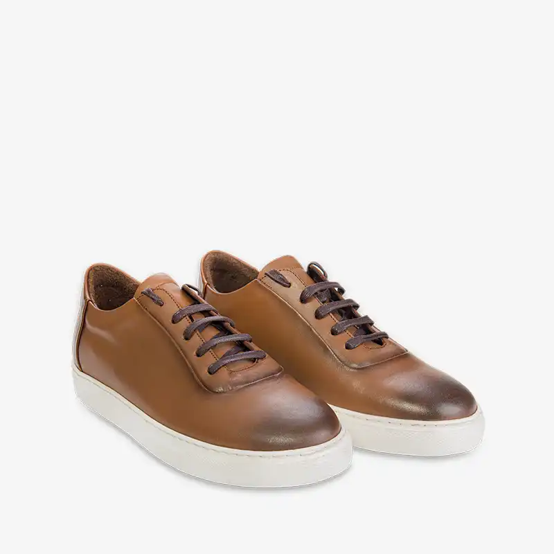 کفش روزمره مردانه چرم مشهد مدل j6186