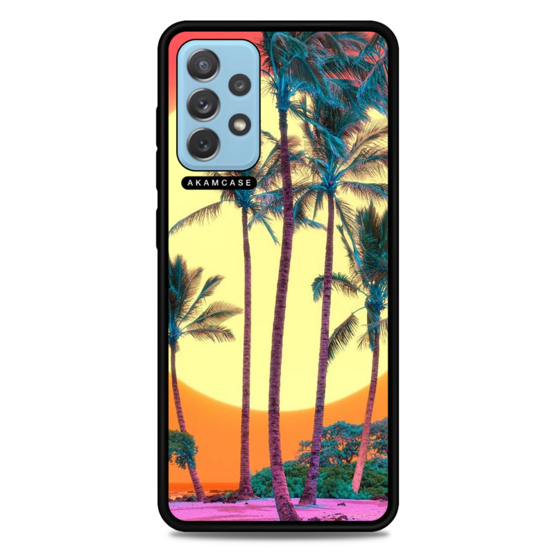 کاور آکام مدل AMC-WSGA72-LEAVES-24 مناسب برای گوشی موبایل سامسونگ Galaxy A72