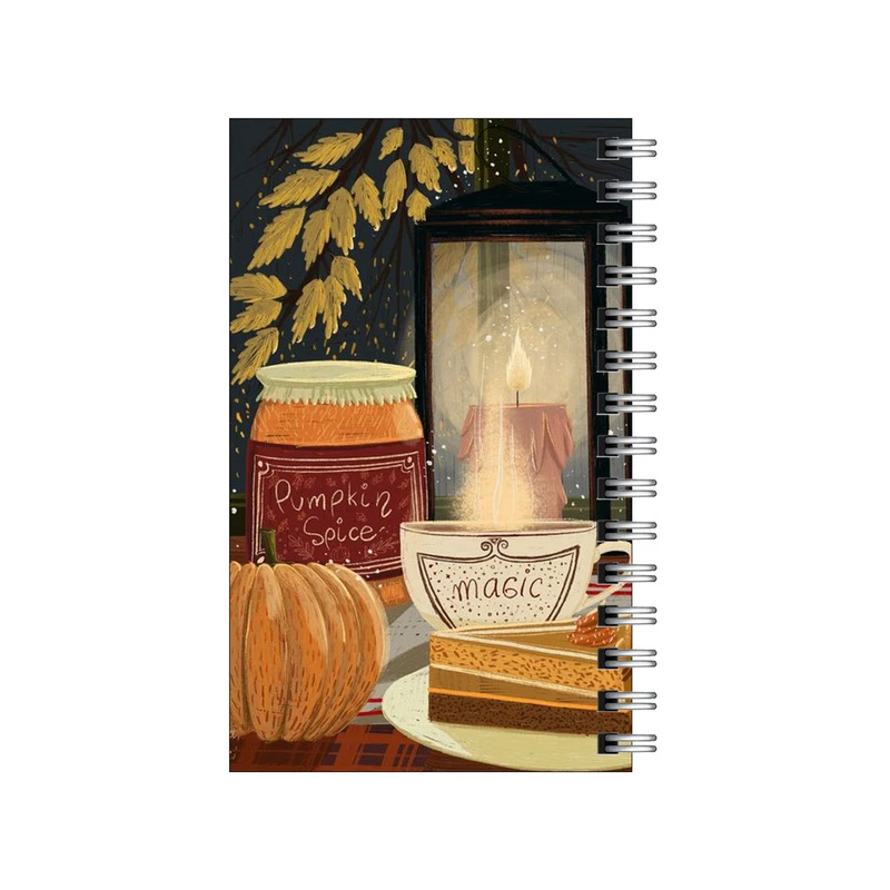 دفترچه یادداشت مدل to do list طرح کیک کدو تنبل و تم پاییز کد 3601709