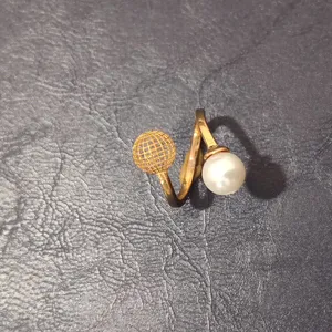 انگشتر طلا 18 عیار زنانه قیراط طرح دایره کد GH1486