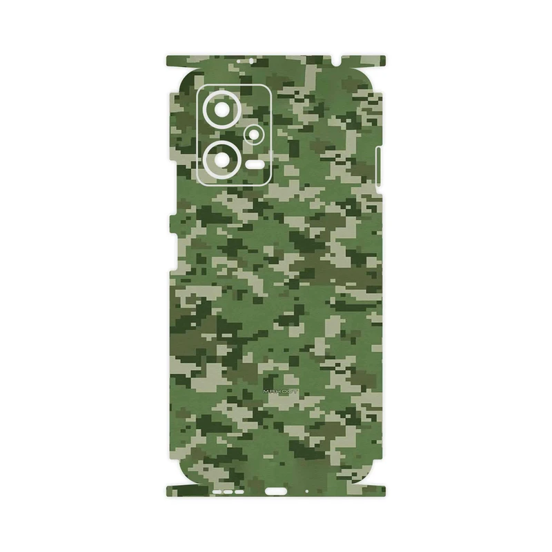 برچسب پوششی ماهوت مدل Army_Green_Pixel-FullSkin مناسب برای گوشی موبایل شیائومی Redmi Note 12 5G