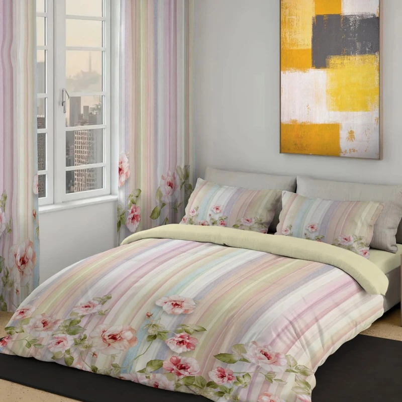 سرویس خواب 2 نفر 6 تکه مدل گل کد 412