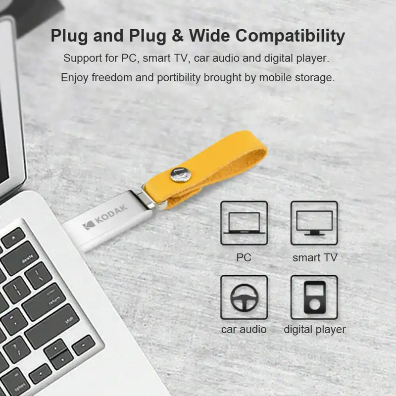 فلش مموری کداک K123 ظرفیت 32 گیگابایت