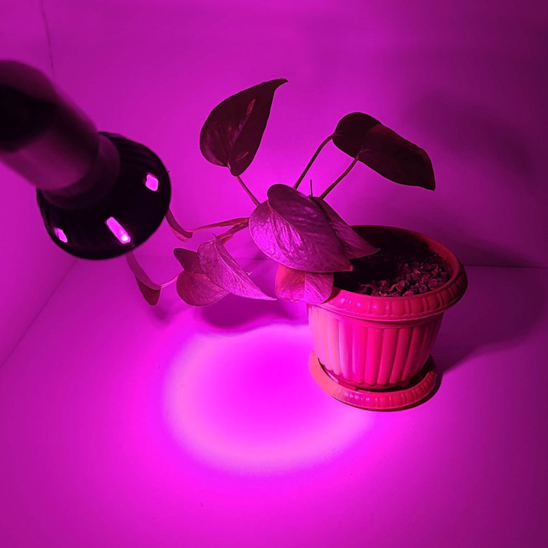 چراغ رشد گیاه 3 وات مدل خرطومی فلزی دیواری ثابت طرح فول اسپکتروم پایه GU5.3