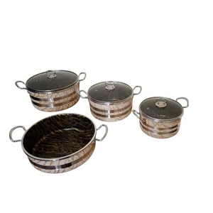 سرویس قابلمه و تابه 7 پارچه آوا فرجام مدل مارلین