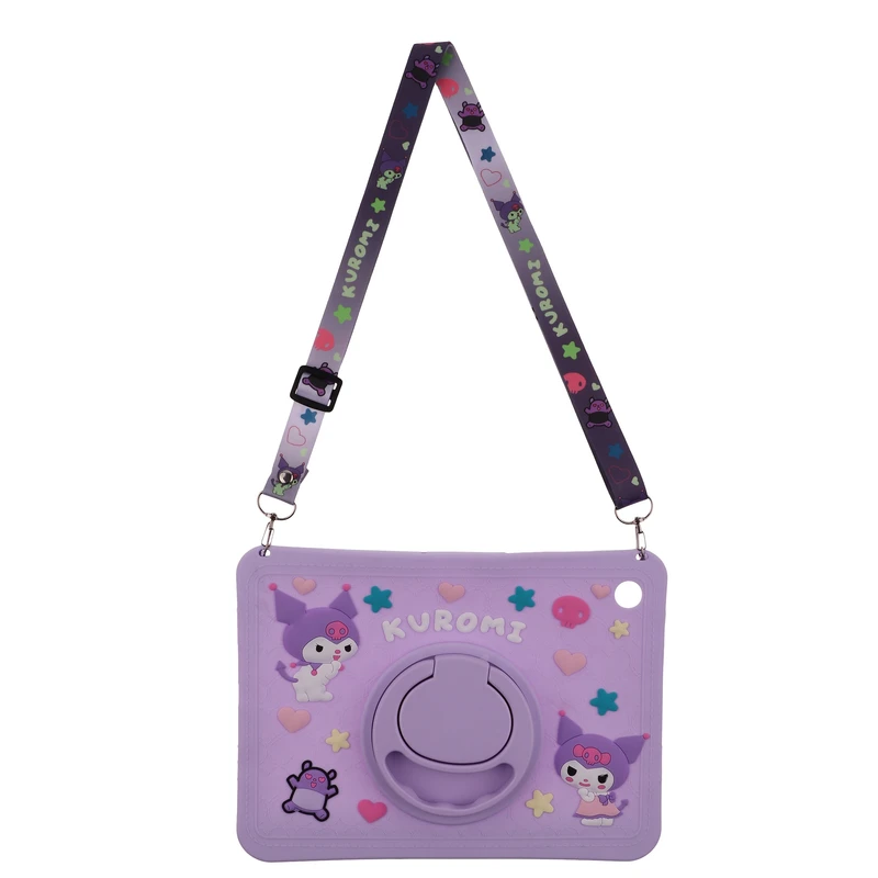 کاور طرح کرومی مناسب برای تبلت سامسونگ Galaxy tab A8 10.5 /X205 به همراه آویز