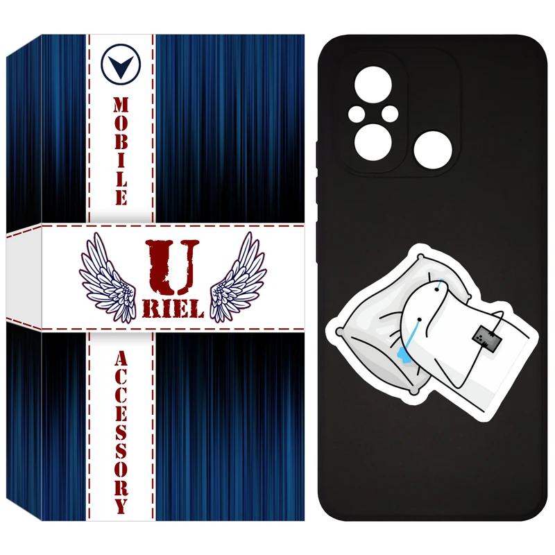 کاور یوریل مدل KSH کد 81 طرح غمگین مناسب برای گوشی موبایل شیائومی Redmi 12C