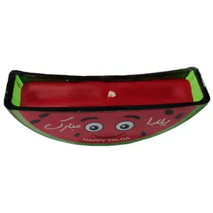 شمع لیوانی مدل قاچ هندوانه 