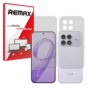 Remax Transparent Screen Protector Full Screen Model Suitable for Xiaomi Redmi K90 Mobile Phone along with the back protector