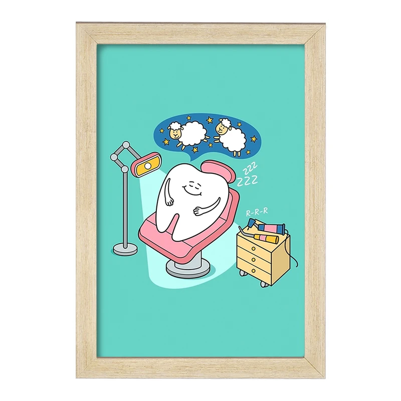 تابلو خندالو مدل دندان و دندانپزشکی کودکانه کد 27794