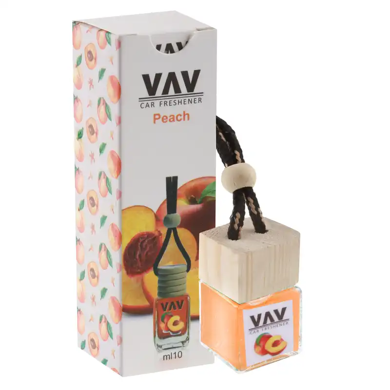 خوشبوکننده هوای خودرو واو مدل هلو حجم 10 میلیلیتر