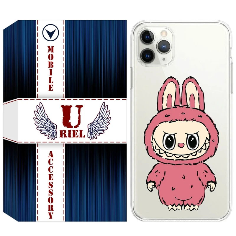 کاور یوریل مدل Clear کد 149 طرح لبوبو Labubu مناسب برای گوشی موبایل اپل iPhone 11 Pro Max