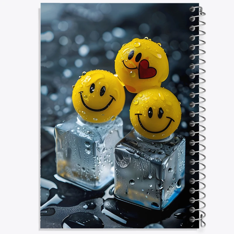 دفتر لیست خرید 50 برگ خندالو طرح ایموجی کد F7848