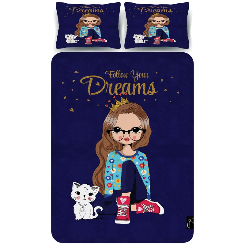 سرویس ملحفه رنس مدل BB1-10651 یک نفره 3 تکه