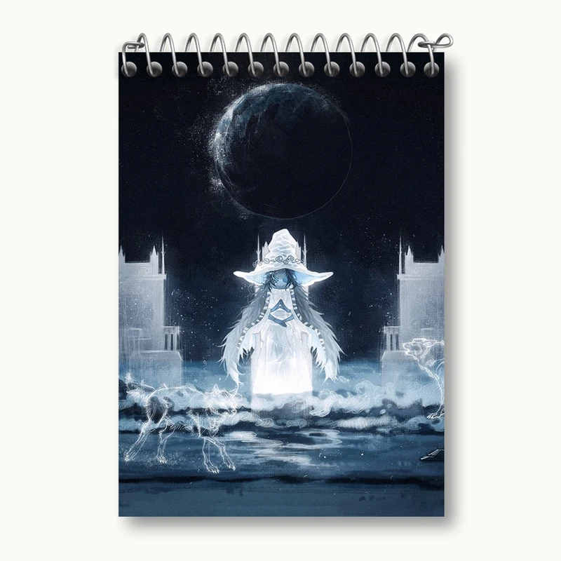 دفتر یادداشت 50 برگ خندالو مدل بازی الدن رینگ (Elden Ring) کد 31277