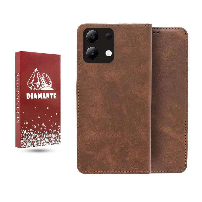 کیف کلاسوری دیامانته مدل قفل مگنتی مناسب برای گوشی موبایل شیائومی Redmi Note 13 Pro 4G