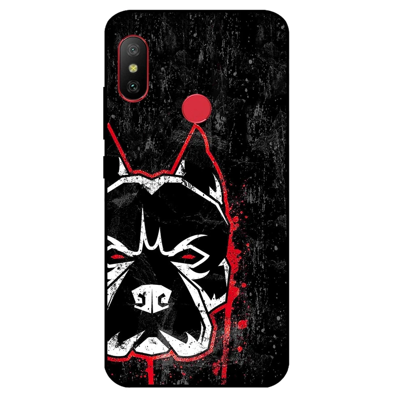 کاور مگافون طرح بولداگ مدل 8162 مناسب برای گوشی موبایل شیائومی Redmi 6 Pro / Mi A2 Lite  