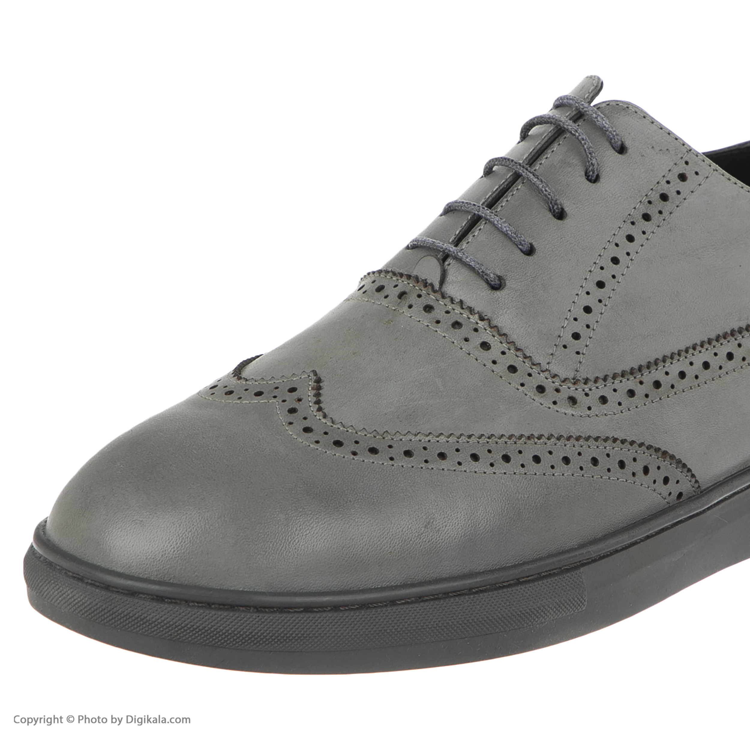 کفش روزمره مردانه مارال چرم مدل تورین 3100-Gray -  - 3