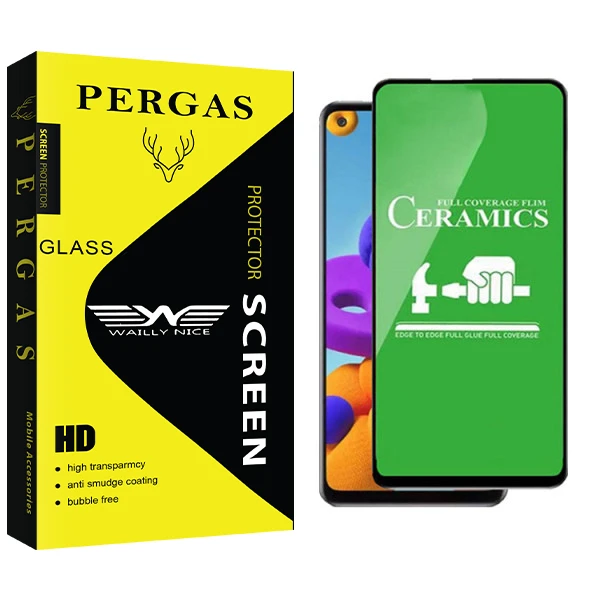 محافظ صفحه نمایش سرامیکی وایلی نایس مدل Pergas Glass مناسب برای گوشی موبایل سامسونگ Galaxy A51