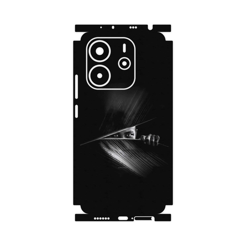 برچسب پوششی ماهوت مدل Black Portrait-FullSkin مناسب برای گوشی موبایل شیائومی Redmi Note 14 4G