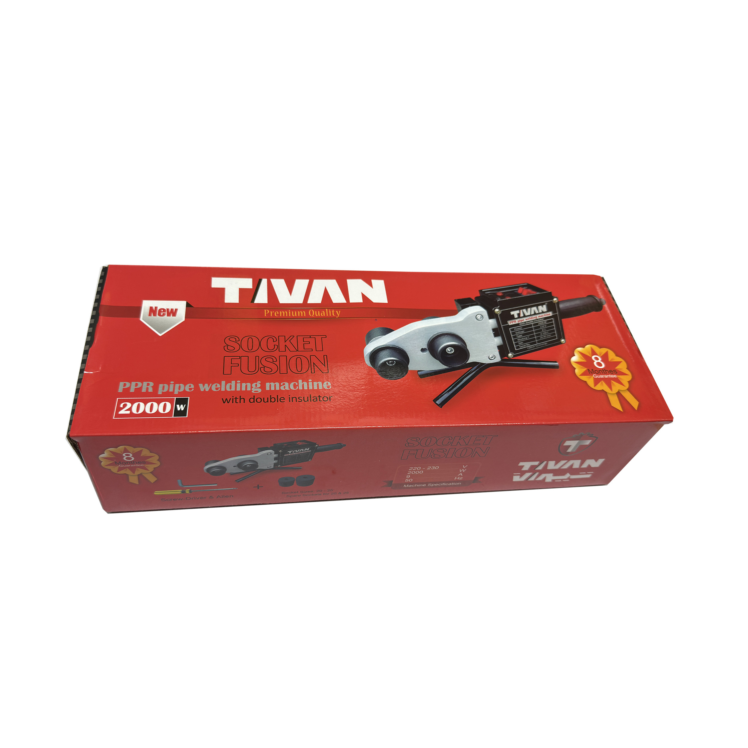 دستگاه اتو لوله سبز تیوان مدل SMT-TIVAN-2000W-SANTI