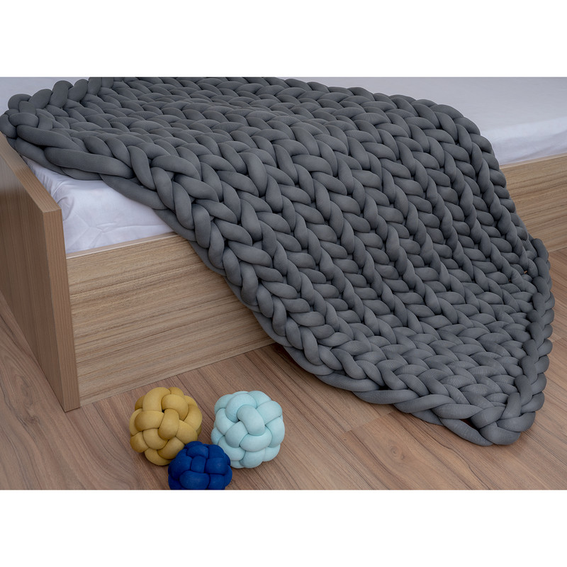 شال مبل و تخت مدل chunky سایز 85x160 سانتیمتر