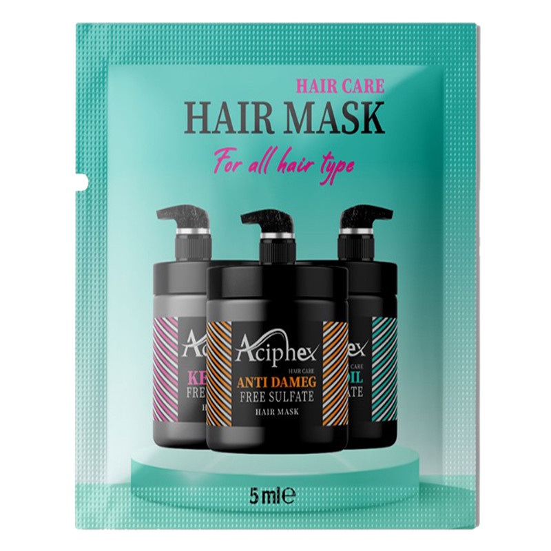 ماسک مو اسیفکس مدل Argan Oil مناسب برای انواع مو حجم 5 میلی لیتر