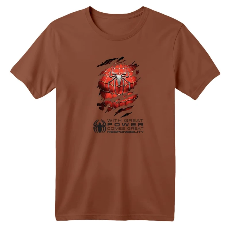 تی شرت آستین کوتاه بچگانه مدل مرد عنکبوتی کد ۲۲