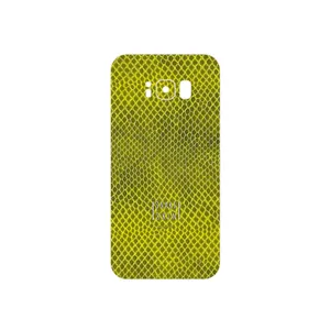 MAHOOT Yellow Snake Skin Cover Sticker for Samsung Galaxy S8