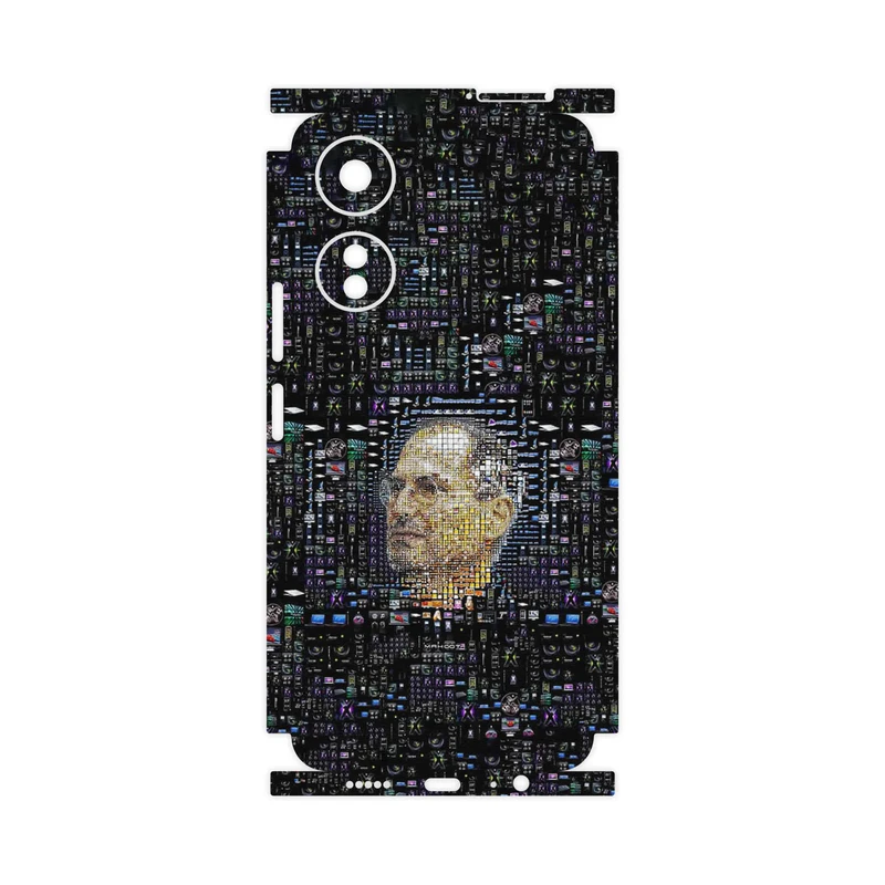 برچسب پوششی ماهوت مدل Collage of Steve Jobs 2-FullSkin مناسب برای گوشی موبایل آنر X5 Plus
