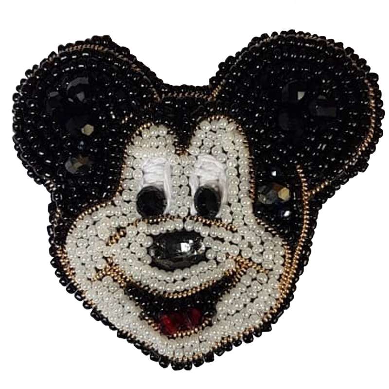 سنجاق سینه دخترانه مدل میکی موس کد GOL161