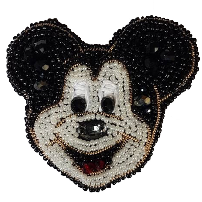 سنجاق سینه دخترانه مدل میکی موس کد GOL161