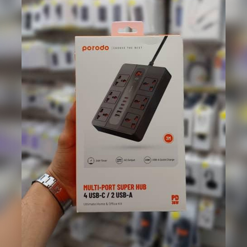 چندراهی برق پرودو مدل PD-FWCH009-2M-BK