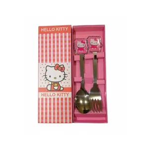 ست قاشق و چنگال کودک طرح کیتی