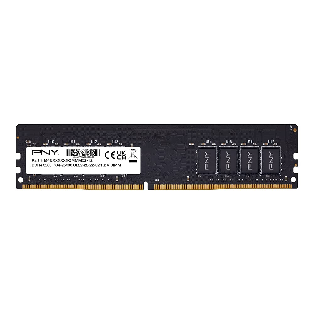 رم دسکتاپ DDR4 تک کاناله 3200 مگاهرتز CL22 پی ان وای مدل PERFORMANCE ظرفیت 8 گیگابایت