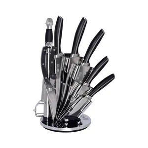 سرویس چاقو آشپزخانه 9 پارچه ام جی اس کد A4D